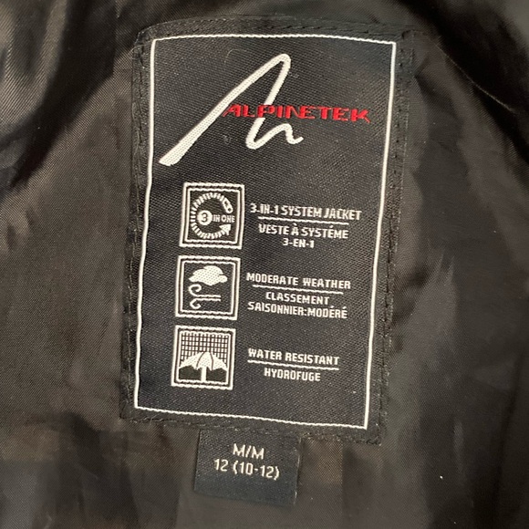 ALPINETEK WOMENS MODERATE WEATHER WATER RESISTANT COAT - Picture 5 of 6